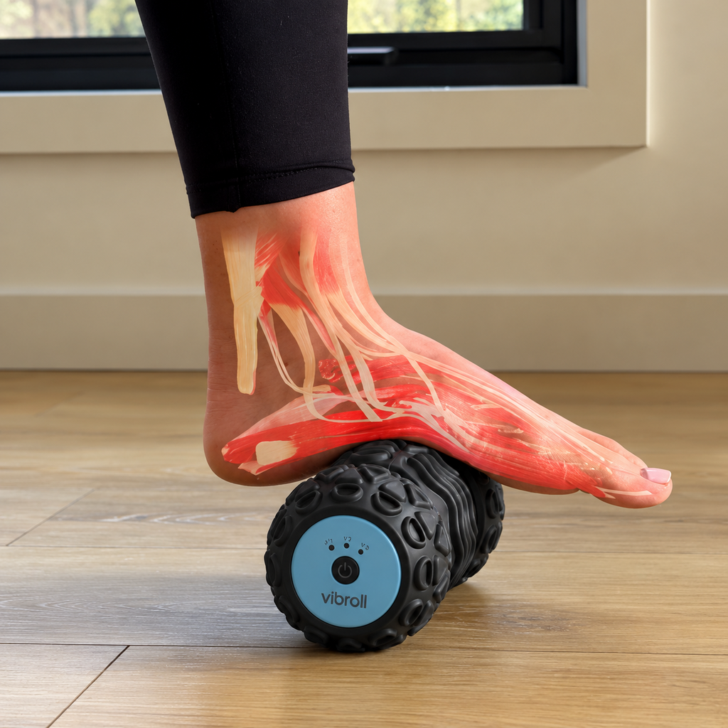 Rouleau vibrant VIBROLL après le sport