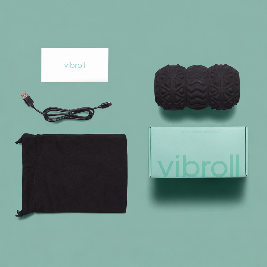 Rouleau de massage vibrant VIBROLL pour la récupération musculaire