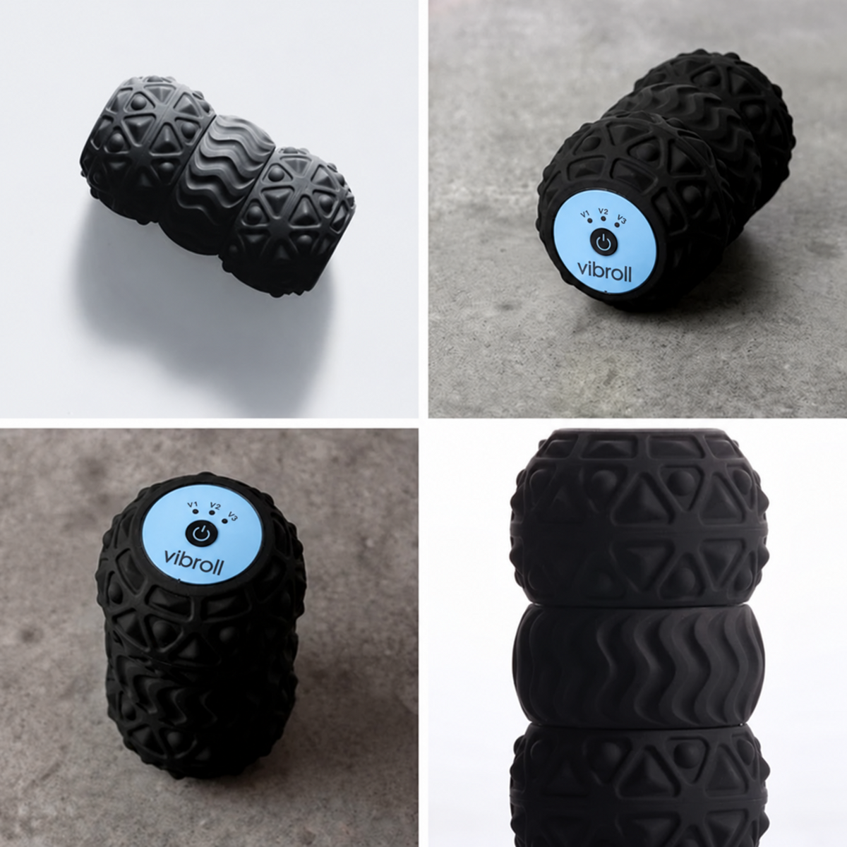 Auto-massage des pieds avec le rouleau vibrant VIBROLL