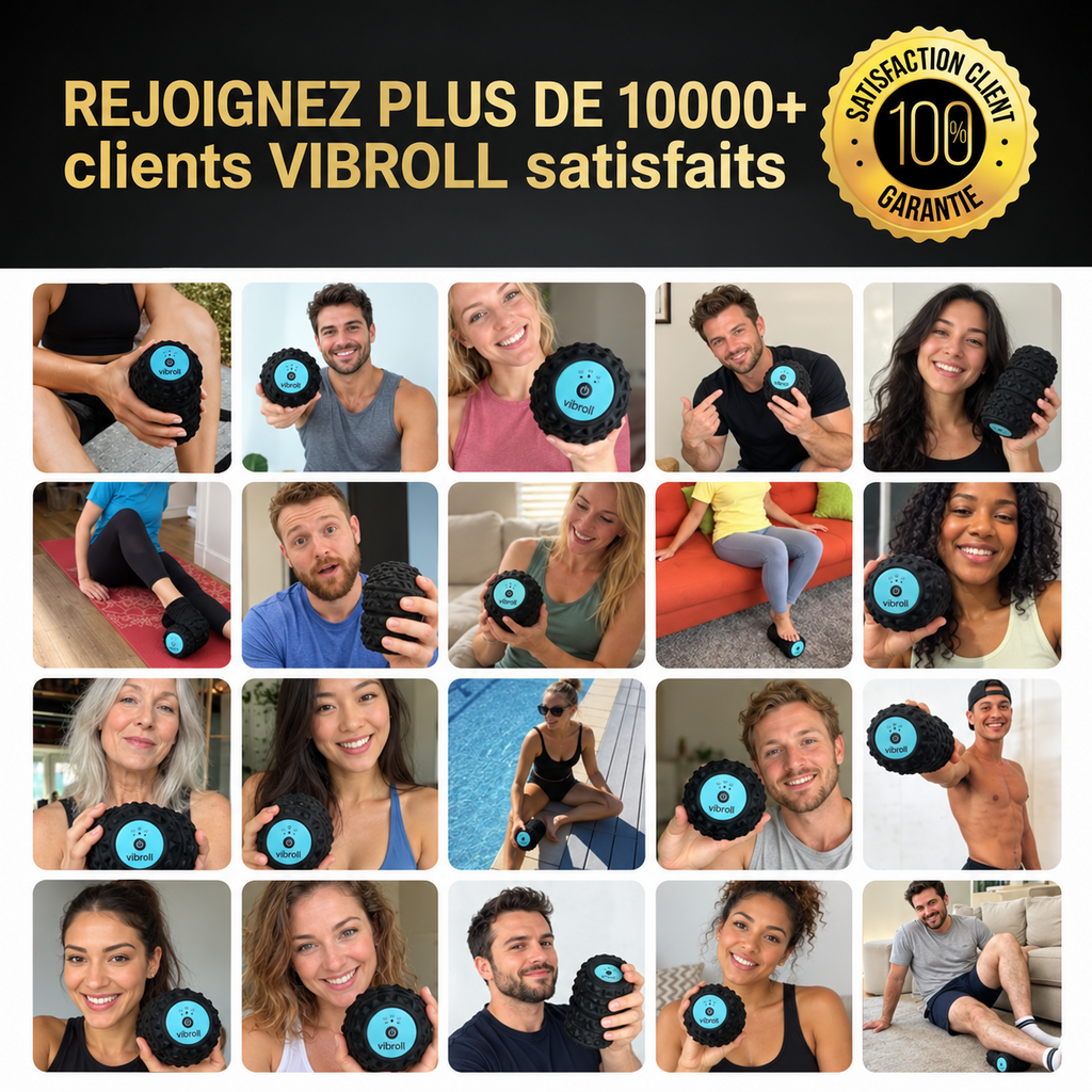 Texture du rouleau de massage vibrant VIBROLL